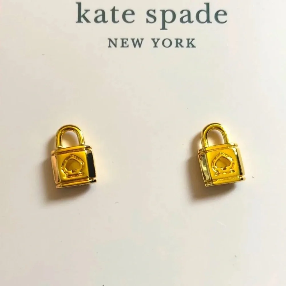 NWOT Kate Spade ♠️ 🔒 studs earrings